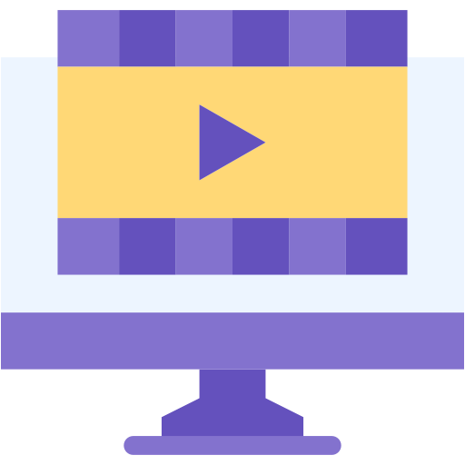 clip de vídeo Generic color fill icono