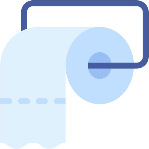 rolka papieru toaletowego Generic color fill ikona