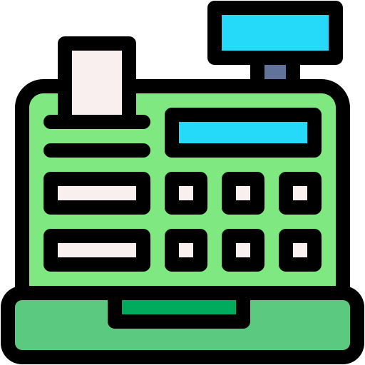 Cash register Generic color lineal-color icon