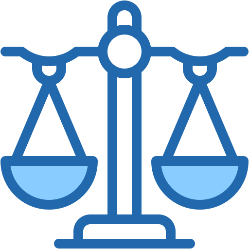 scala della giustizia Generic color lineal-color icona