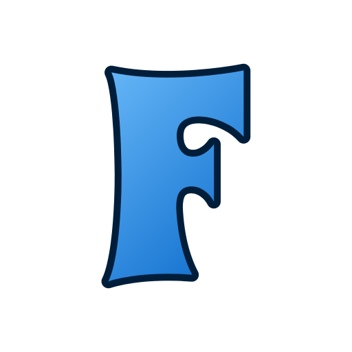 文字f Generic gradient lineal-color icon