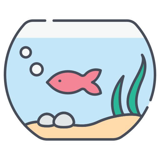 Fish bowl Generic color lineal-color icon