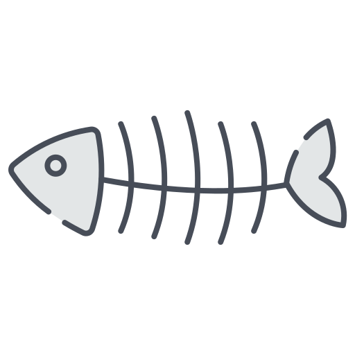 kość rybna Generic color lineal-color ikona