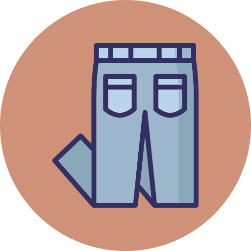 spodnie Generic color lineal-color ikona