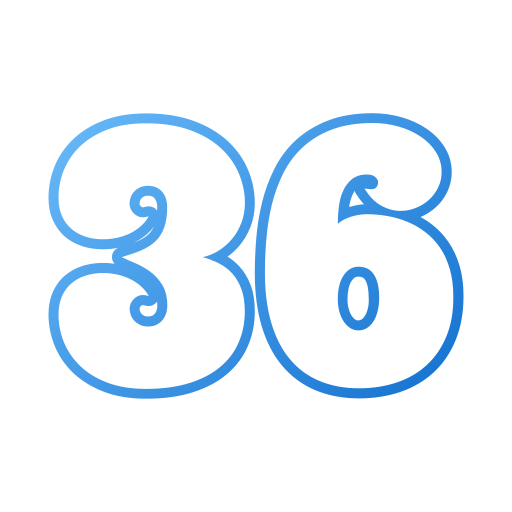 36 Generic gradient outline icon
