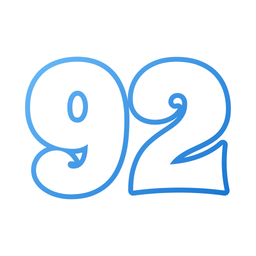 92 Generic gradient outline icono