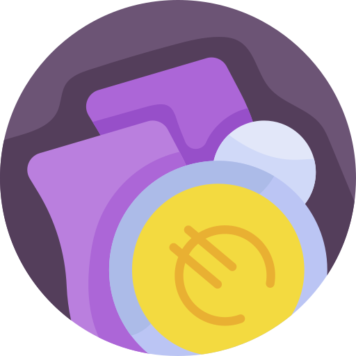 Euro Generic color fill icon