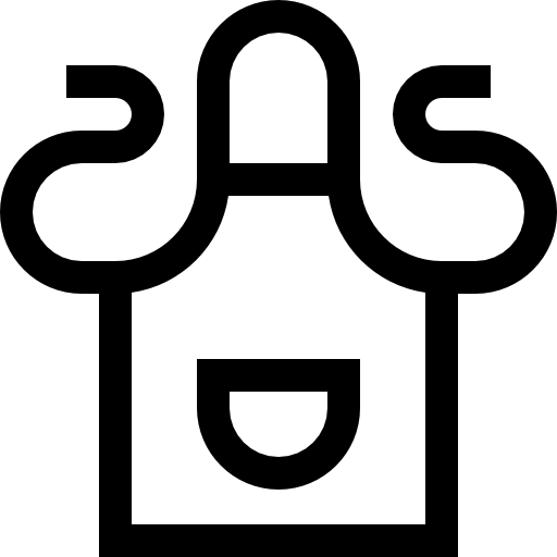 schürze Basic Straight Lineal icon