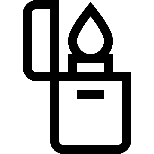 encendedor Basic Straight Lineal icono