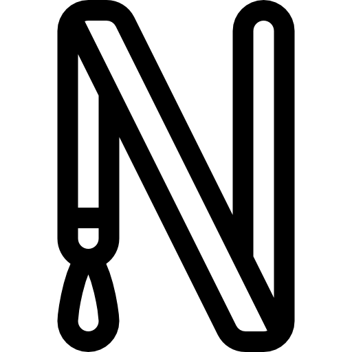 llavero Basic Straight Lineal icono