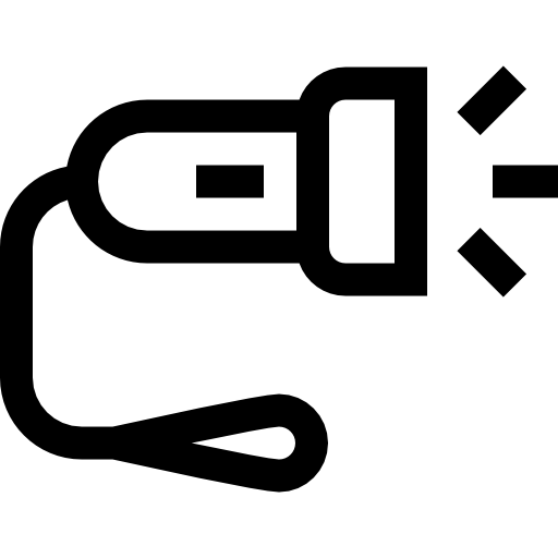 懐中電灯 Basic Straight Lineal icon