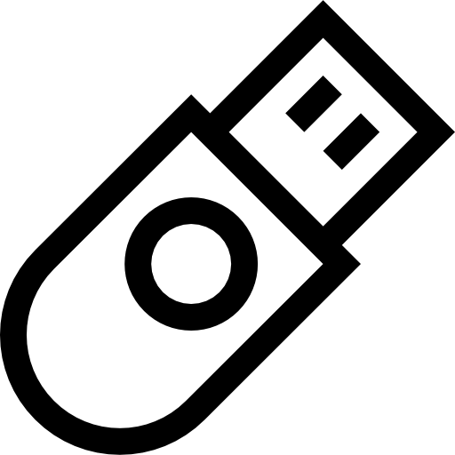 usb Basic Straight Lineal icono