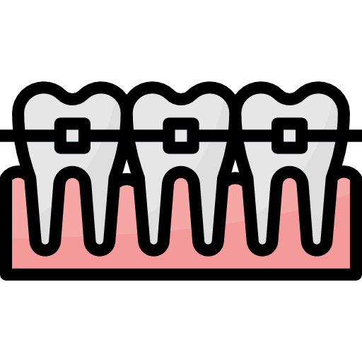 dental Aphiradee (monkik) Lineal Color Ícone