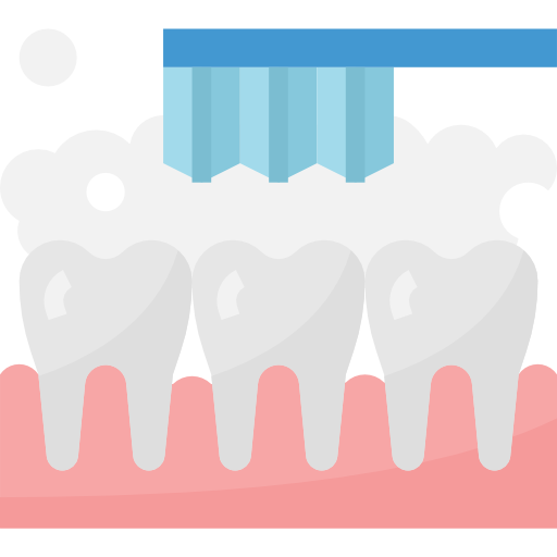pulizia dei denti Aphiradee (monkik) Flat icona