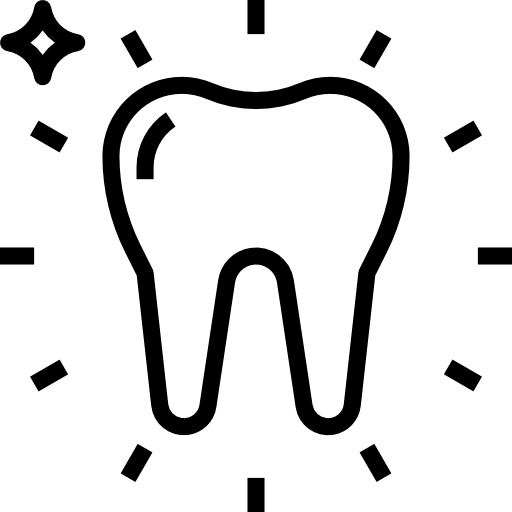 ząb Aphiradee (monkik) Lineal ikona