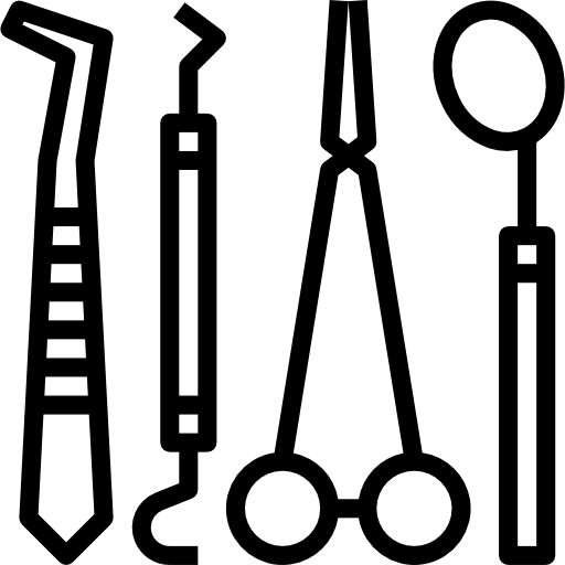 dentysta Aphiradee (monkik) Lineal ikona