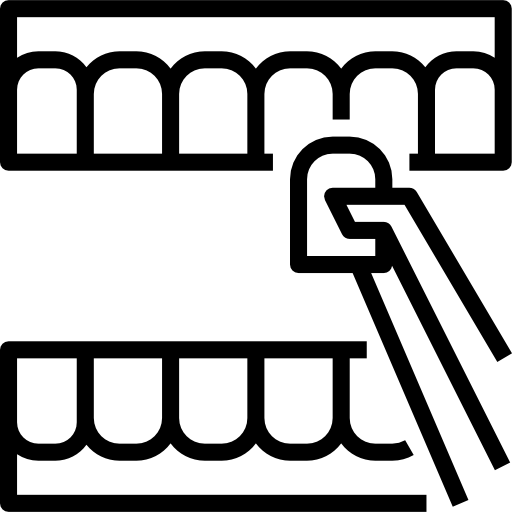 dental Aphiradee (monkik) Lineal icono