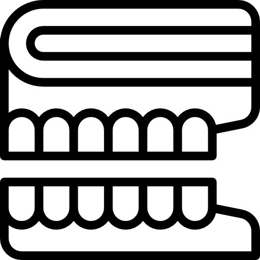 dentadura Aphiradee (monkik) Lineal icono