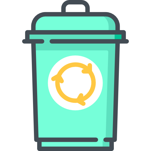 papelera de reciclaje Special Bicolor icono