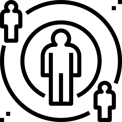 influencia geotatah Lineal icono