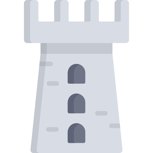 wieża Special Flat ikona