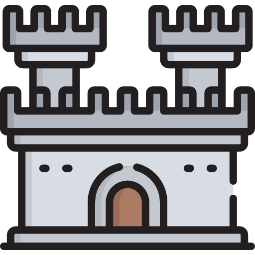 zamek Special Lineal color ikona