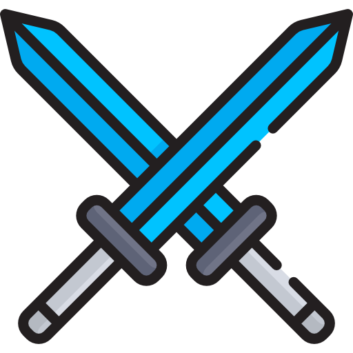 Swords Special Lineal color icon