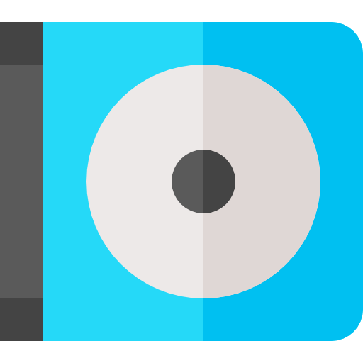 dvd Basic Straight Flat icon