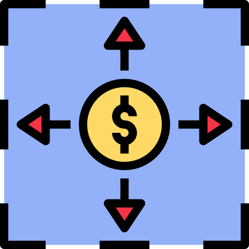コイン geotatah Lineal Color icon