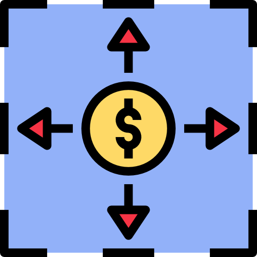 동전 geotatah Lineal Color icon