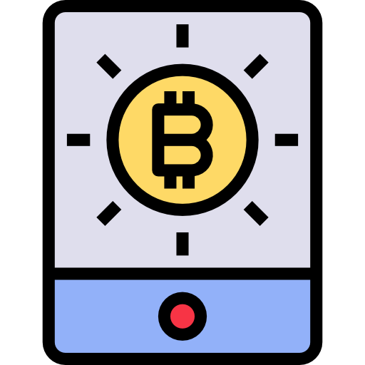 Cryptocurrency geotatah Lineal Color icon