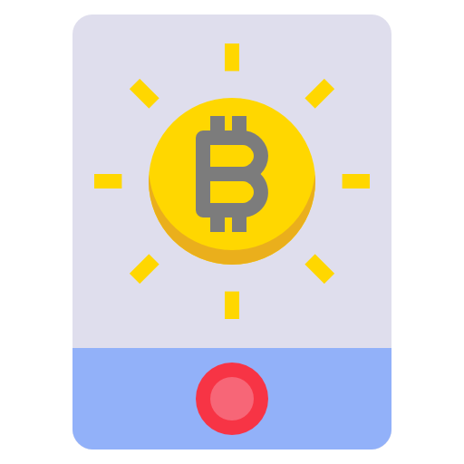 Cryptocurrency geotatah Flat icon