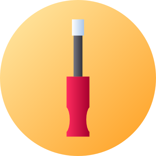 プラグ Flat Circular Gradient icon