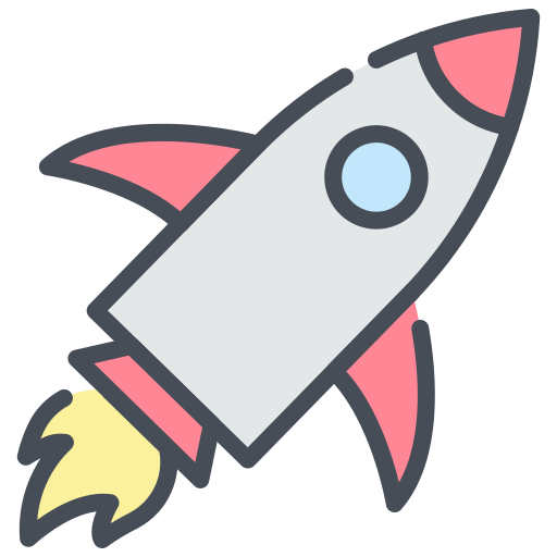 Space rocket Generic color lineal-color icon