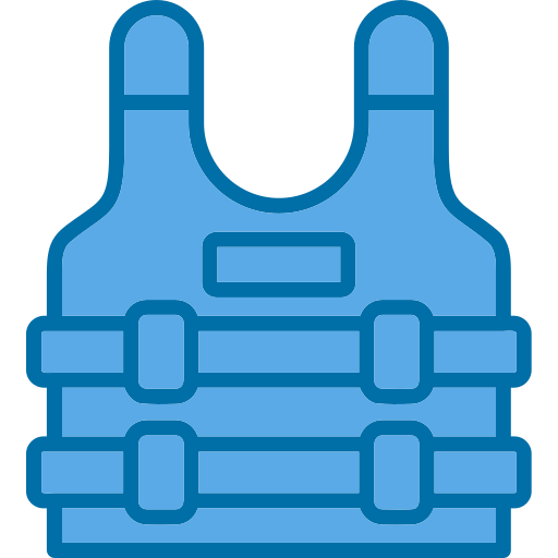 Bulletproof Vest Generic color lineal-color icon