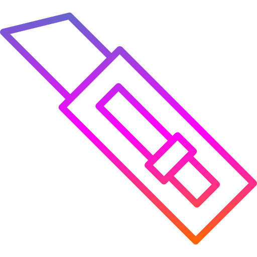 カッター Generic gradient outline icon