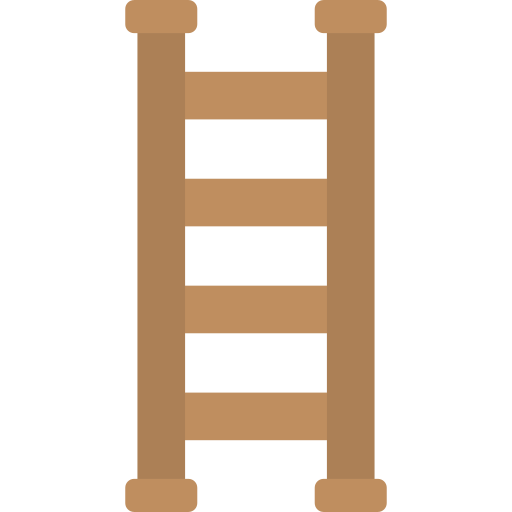 escada de degraus Generic color fill Ícone