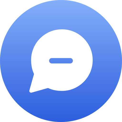 Chat Generic gradient fill icon