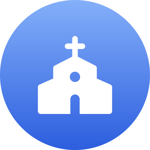 kościół Generic gradient fill ikona