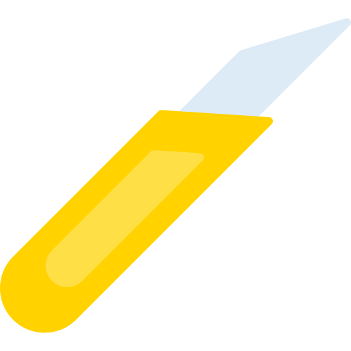Utility knife Generic color fill icon