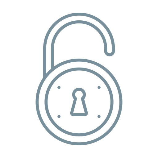 Open lock Generic color outline icon