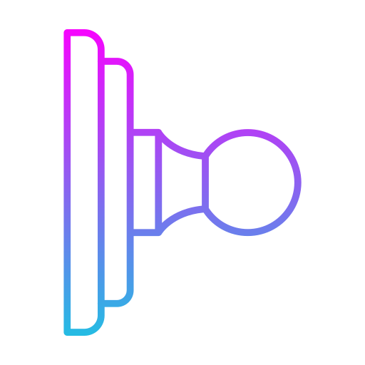 deurknop Generic gradient outline icoon