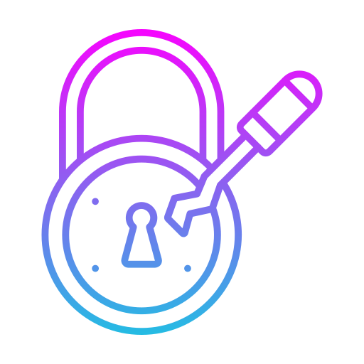 lockpick Generic gradient outline Icône