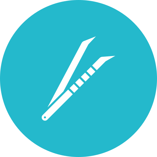 Tweezers Generic color fill icon