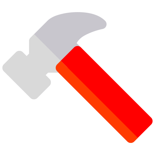Hammer tool Generic color fill icon