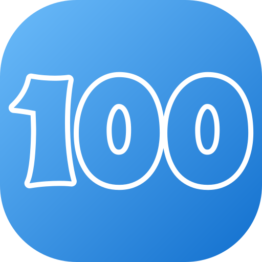 100 Generic gradient fill icon