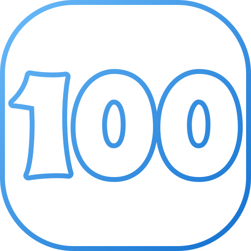 100 Generic gradient outline icona