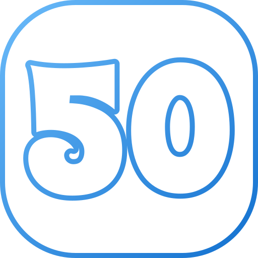 50 Generic gradient outline icono