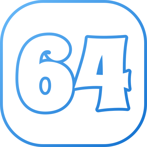 64 Generic gradient outline icon