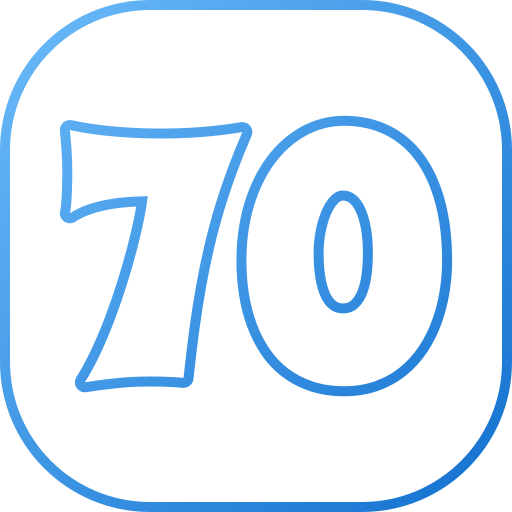 70 Generic gradient outline icon
